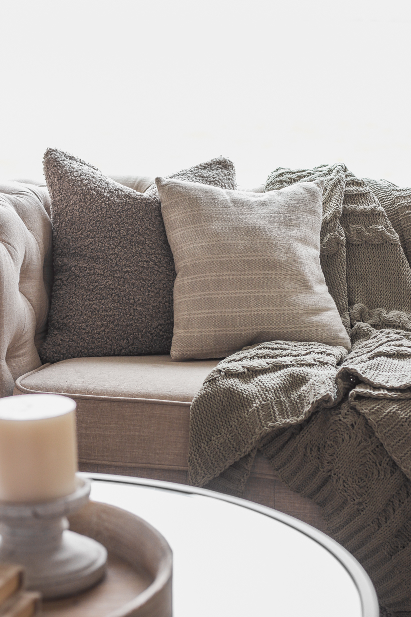 The Perfect Throw Pillow Formula for Every Sofa