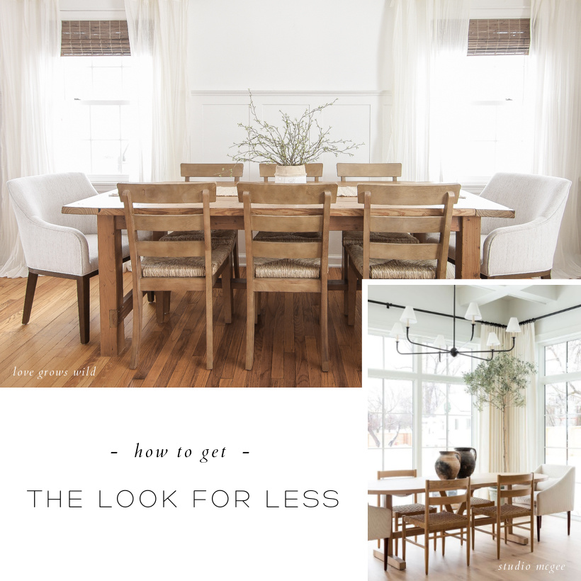 Home blogger and interior decorator Liz Fourez adds new chairs in her dining room for a simple and stylish update.