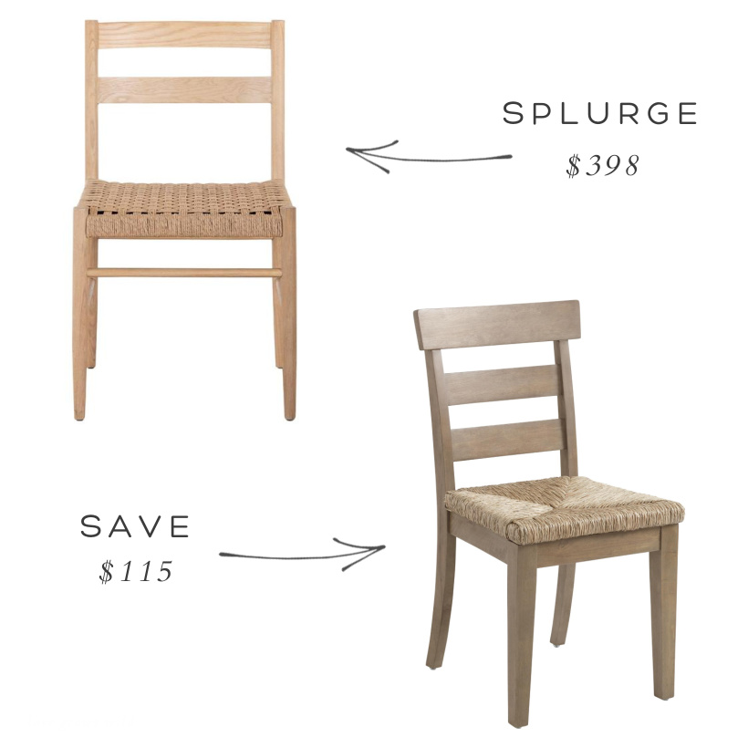 Home blogger and interior decorator Liz Fourez adds new chairs in her dining room for a simple and stylish update.