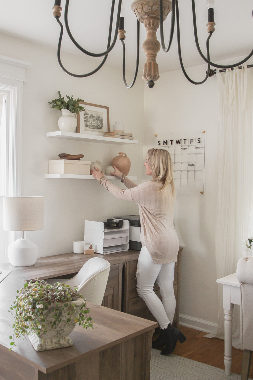 How to Hide Desk Cords - Love Grows Wild