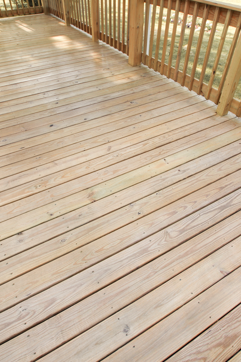 1 Deck - Expectations For Wood Stain: Realistic Expectations Deck Stain