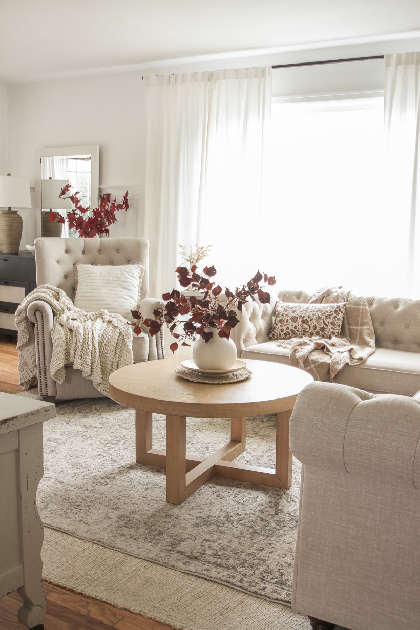 Creating And Embracing A Cozy Autumn Living Room - Life with NitraaB