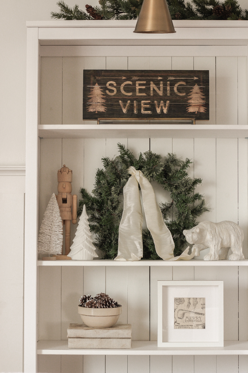 Step inside the living room of home blogger and interior decorator Liz Fourez at Christmas time