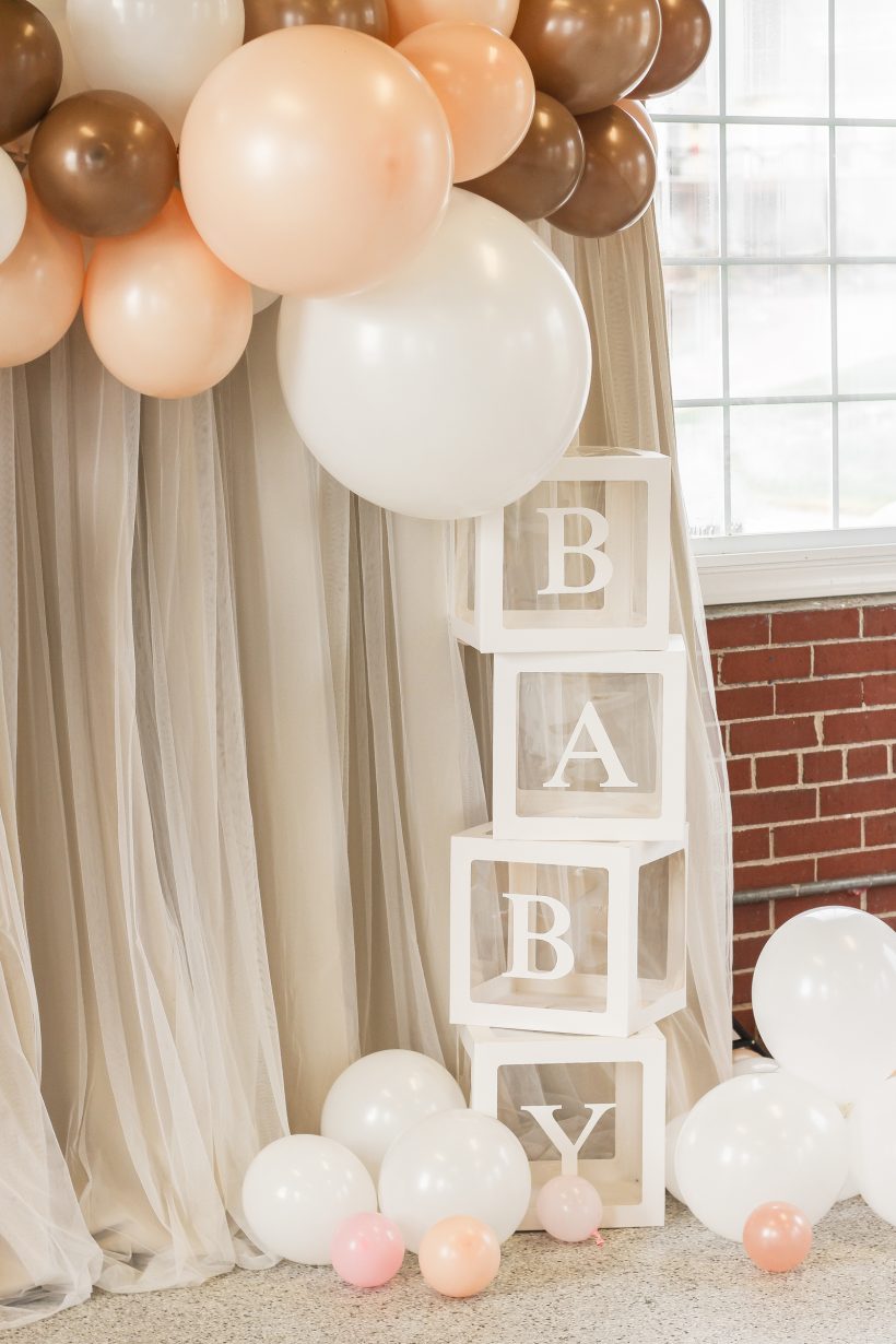 Diy backdrop for baby hot sale shower