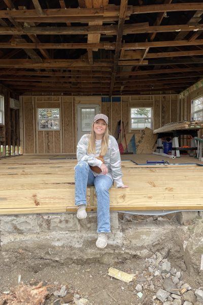 Follow along as home blogger and interior decorator Liz Fourez helps rebuild this little house from the foundation to the roof!