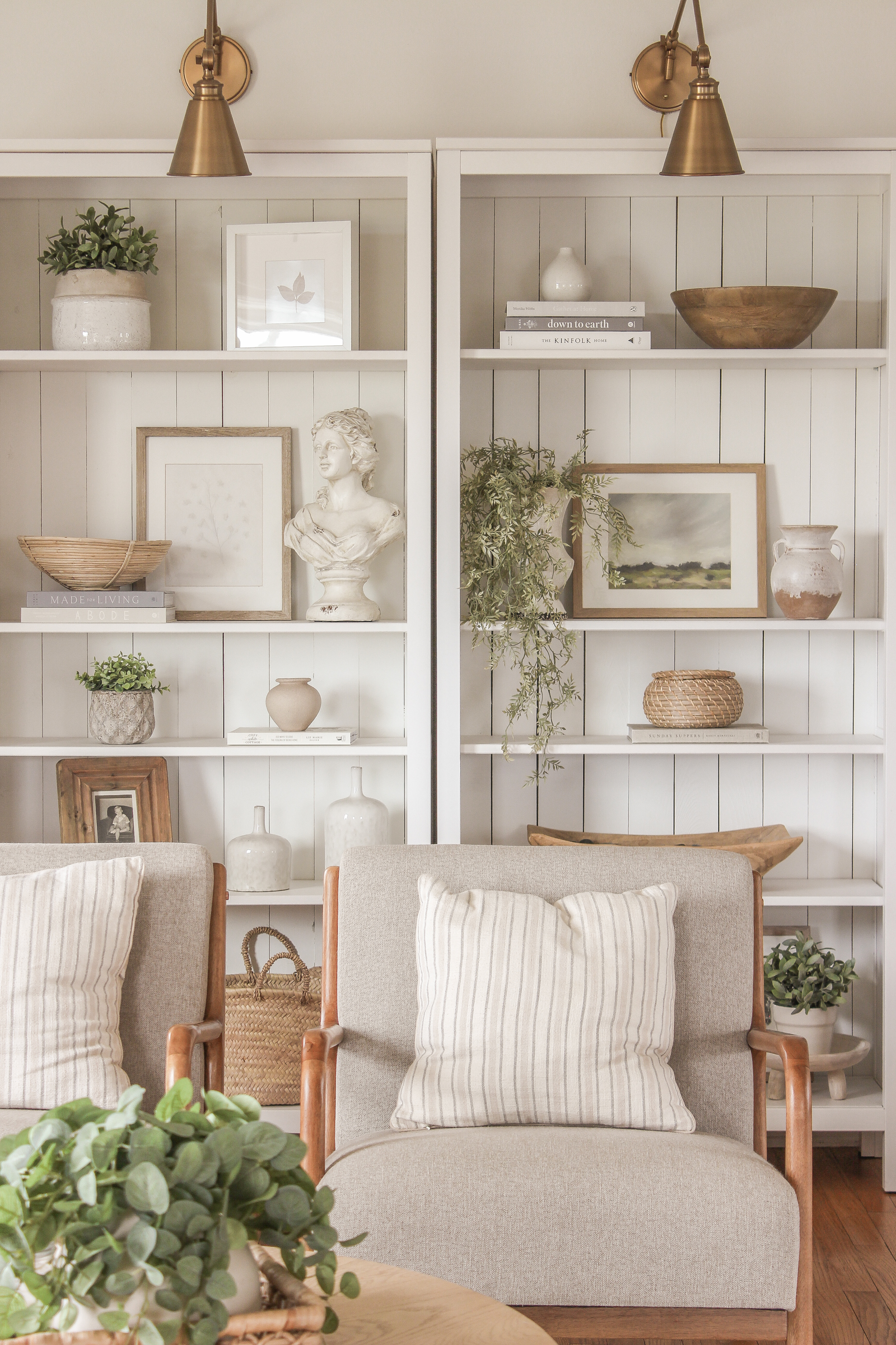 Living Room Bookcase Lighting - Love Grows Wild