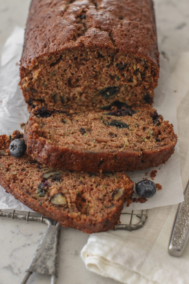 Blueberry Zucchini Bread - Love Grows Wild