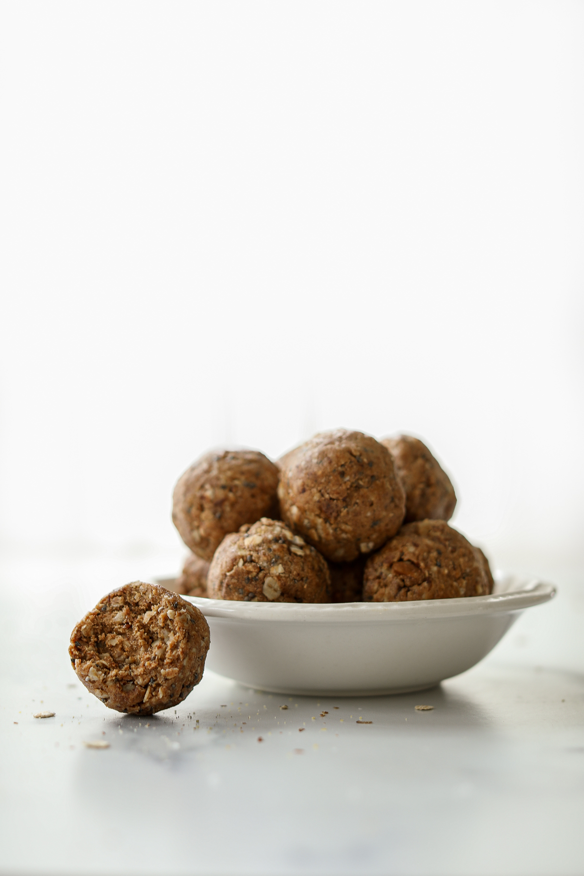 Peanut Butter Cinnamon Protein Balls