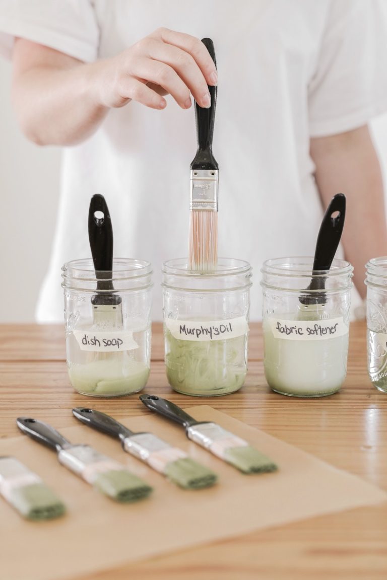 We Tested 5 Ways to Clean Paint Brushes see which method works best