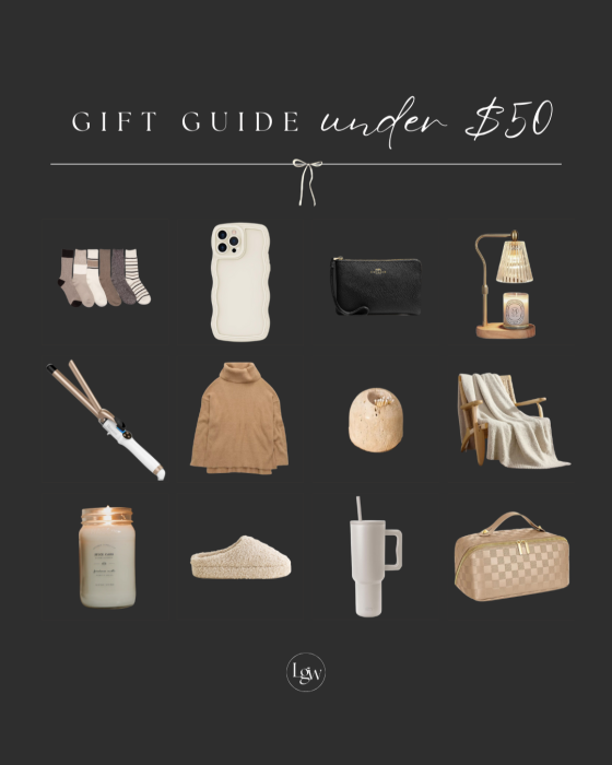 Gift Guide Under $50