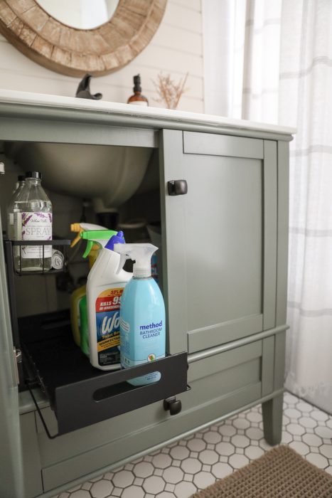 How to Paint a Bathroom Vanity Cabinet