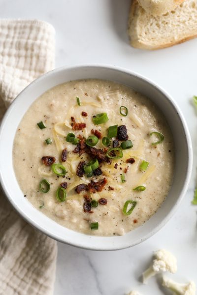 Loaded Cauliflower Soup Recipe