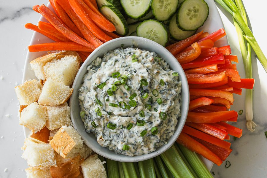 Lightened Up Spinach Dip Recipe