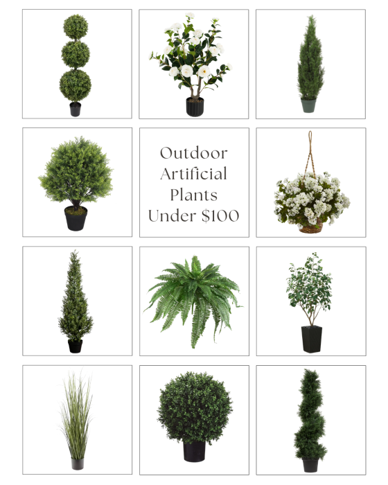 Outdoor Artificial Plants