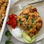 Green Chile Chicken Enchilada Casserole recpe